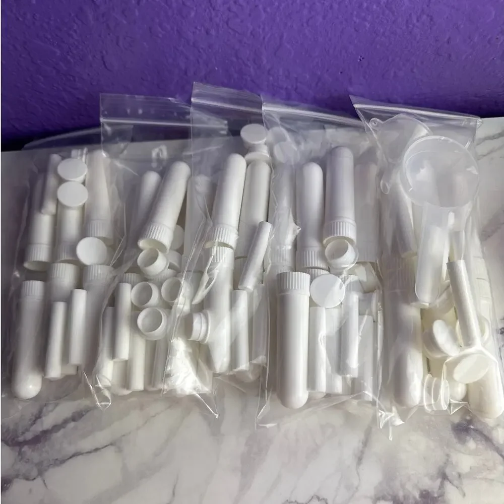 75 PC DIY Essential Oils Kit Aromatherapy Glass Bottle Lot Homemade Roller Vials